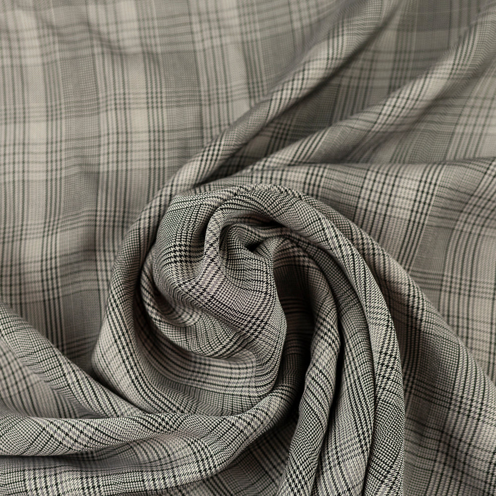 Tesatura matase cu carouri