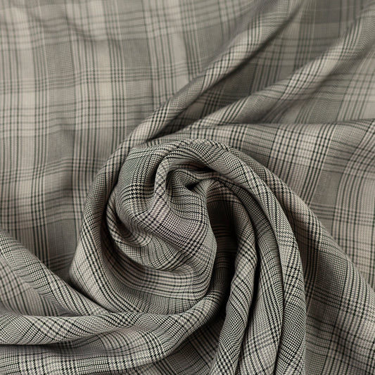 Tesatura matase cu carouri