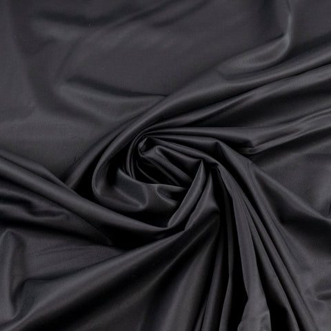 Tesatura neagra elastica si lucioasa (rochii, costume)