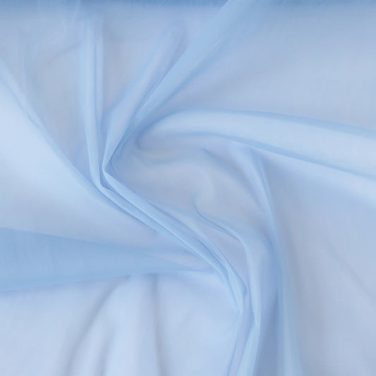 Tiul Fin Premium 3 m Latime Bleu Ciel