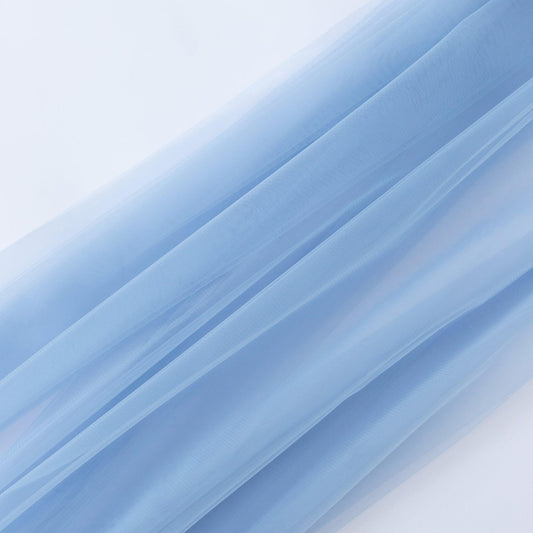 Tiul Fin Premium 3 m Latime Bleu Ciel