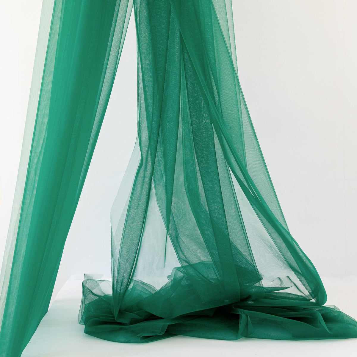 Tiul Fin Premium 3 m Latime Verde Smarald