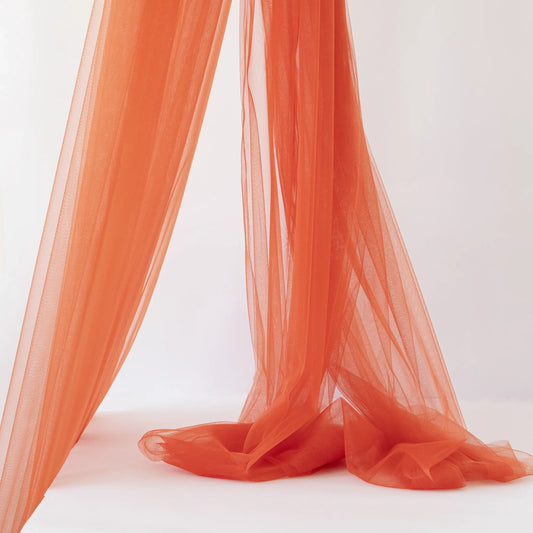 Tulle Fin Premium 3 m Latime Caramiziu