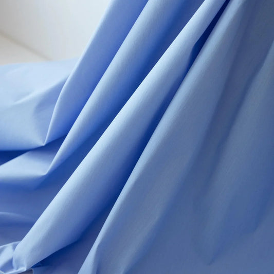 Bumbac cu elastan bleu