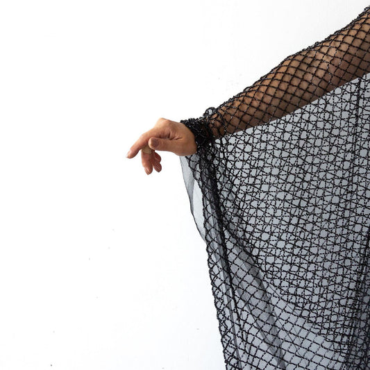 Dantela Neagra Plasa Margele