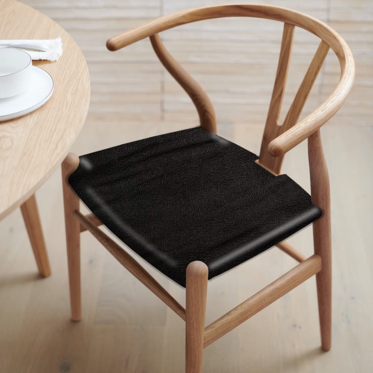 Piele ecologica autoadeziva neagra