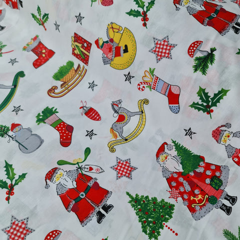 Bumbac lenjerie de pat Craciun