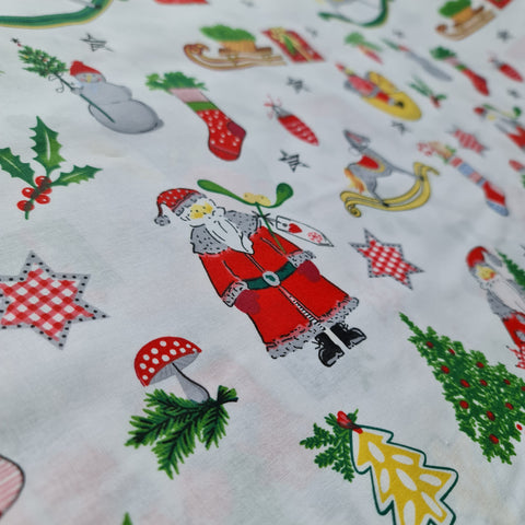 Bumbac lenjerie de pat Craciun