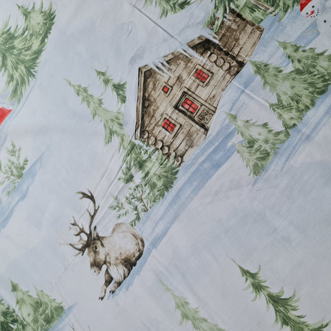 Bumbac lenjerie de pat Craciun