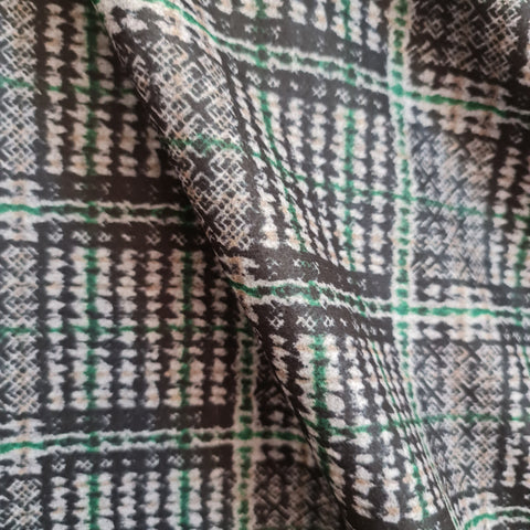 Stofa palton model carouri verde