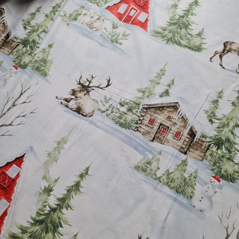 Bumbac lenjerie de pat Craciun