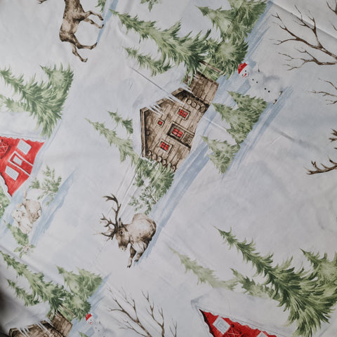Bumbac lenjerie de pat Craciun