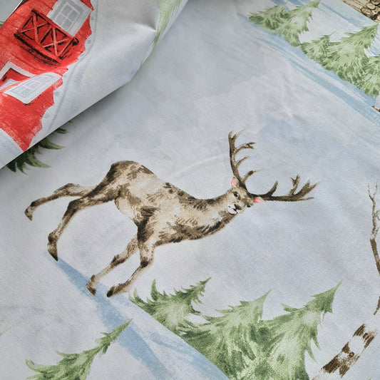 Bumbac lenjerie de pat Craciun