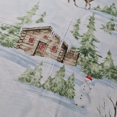 Bumbac lenjerie de pat Craciun