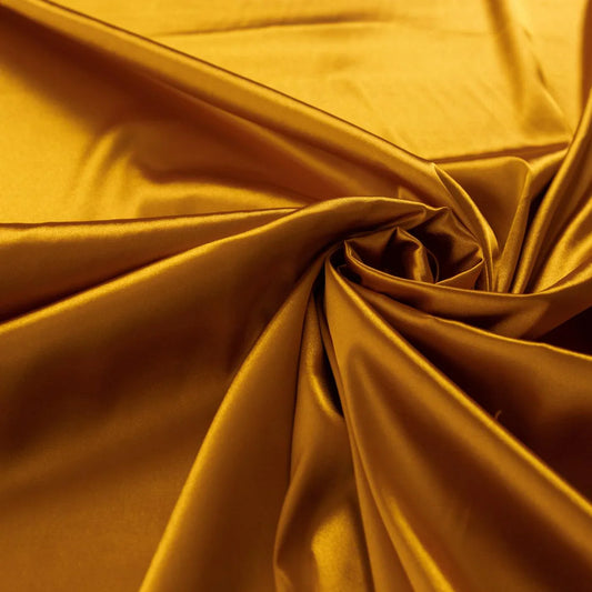 Saten elastic auriu inchis