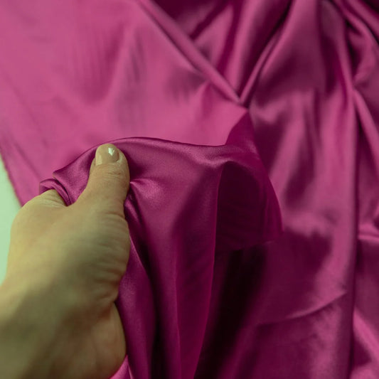 Saten elastic magenta
