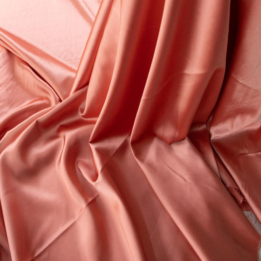 Saten elastic roz somon