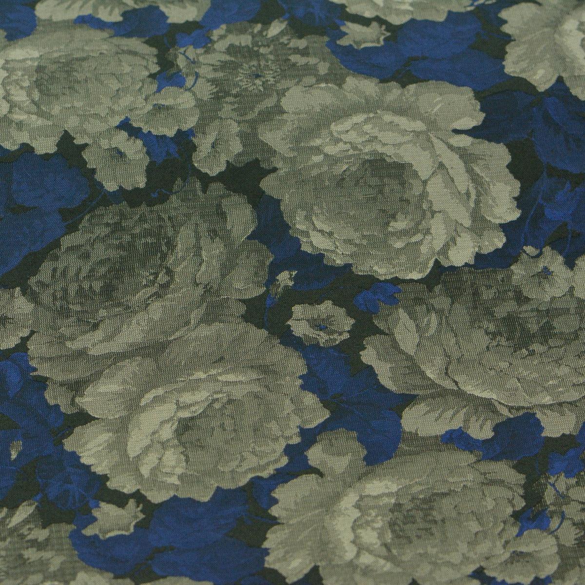 Brocard cu imprimeu floral - Albastru
