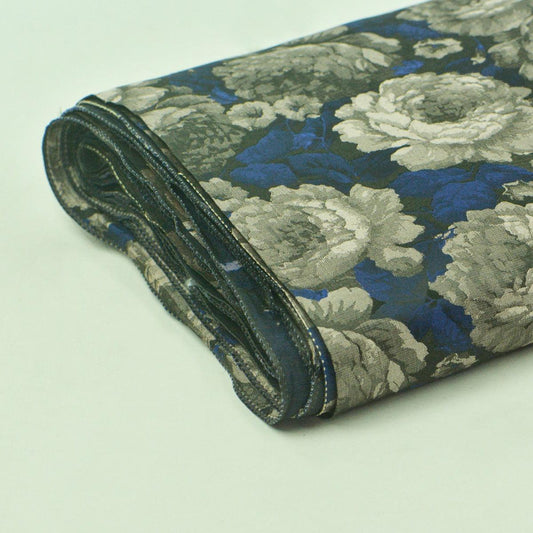 Brocard cu imprimeu floral - Albastru