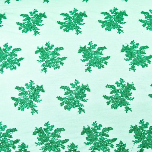 Dantela brodata - Verde