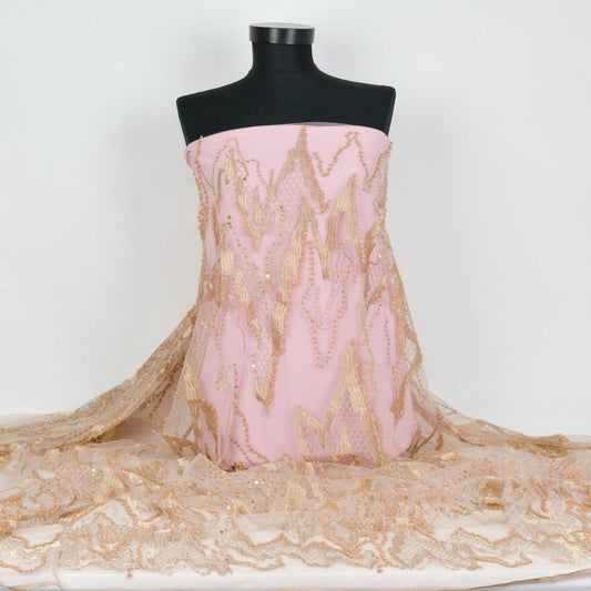 Dantela cu perle - Auriu