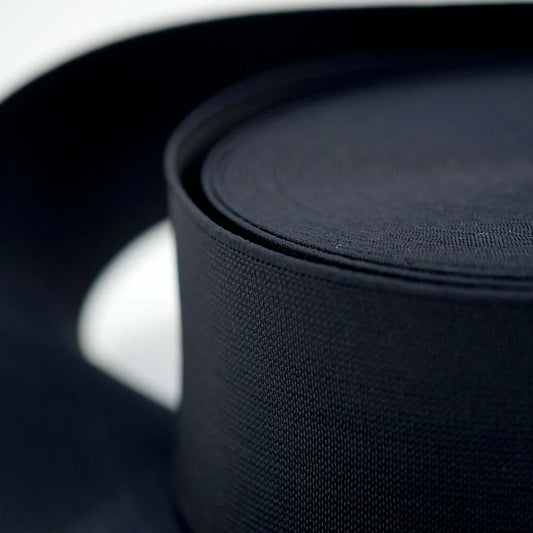 Elastic colorat Latime 6 cm Negru