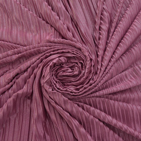 Lurex plisat cu sclipici - Liliac