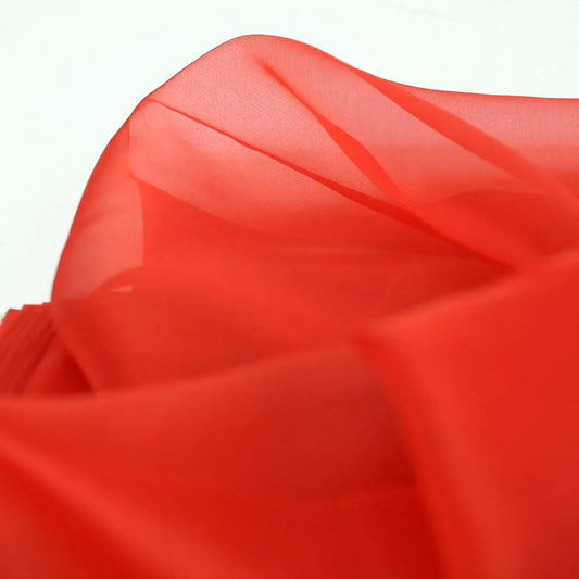 Organza Matase Rosu