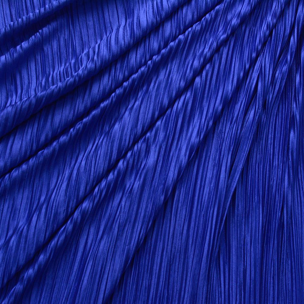 Poliester plisat - Albastru clasic