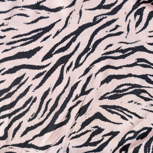 Satin animal print roz