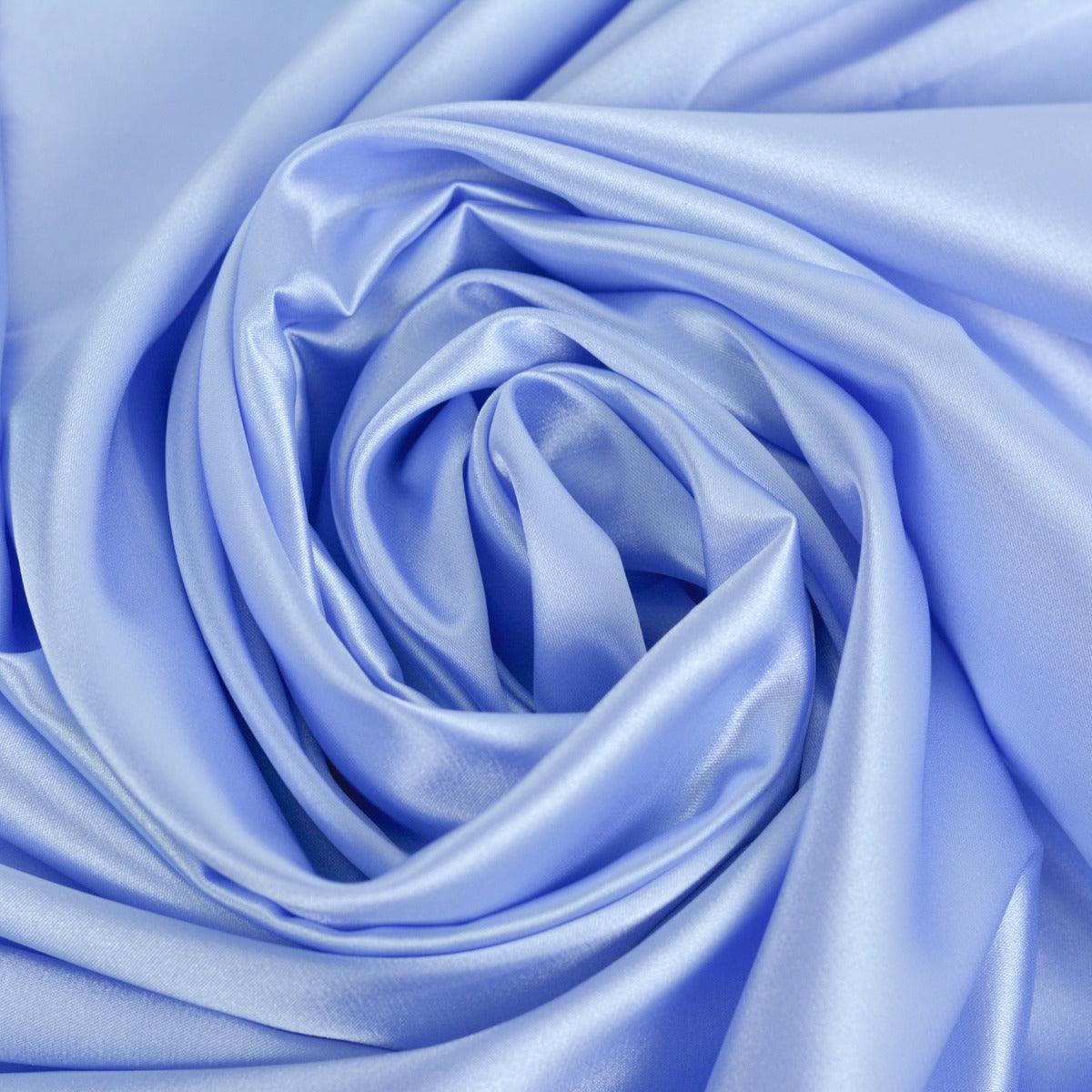 Satin Elastic - Bleu Ciel