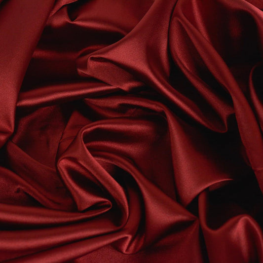 Satin Elastic - Rosu Carmin