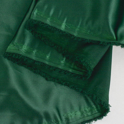 Satin Elastic - Verde Smarald