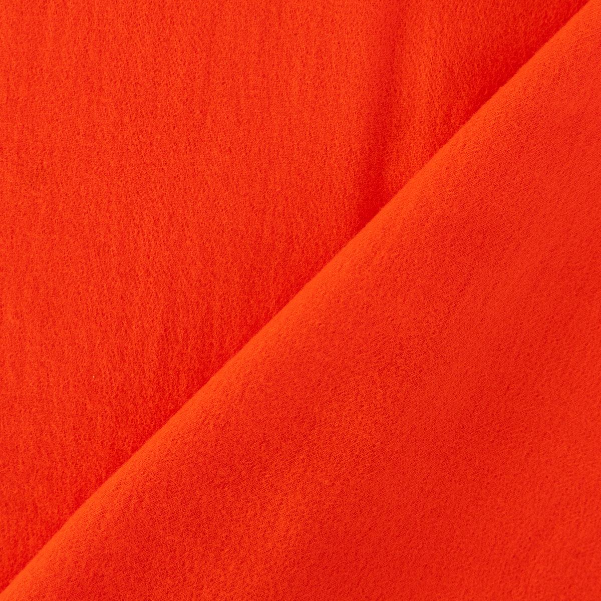 Stofa portocalie din casmir si lana