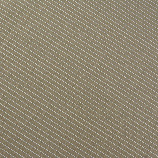 Stofa stretch - Beige cu dungi albe