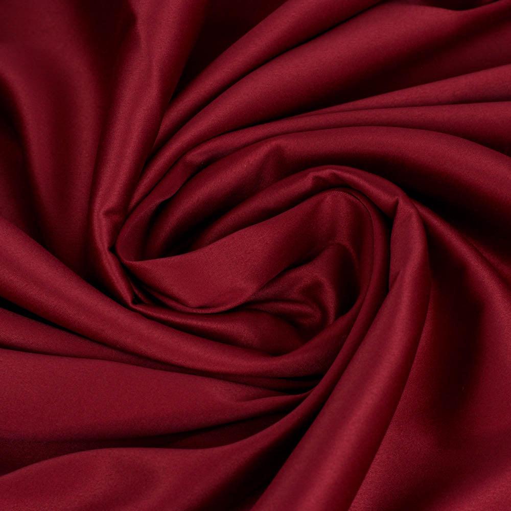 Tafta Elastica -  Rosu Carmin Perlat folosita la fabricarea rochiilor