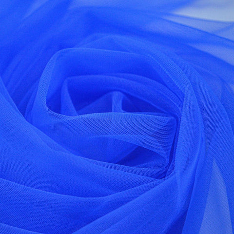Tulle elastic pentru constructie - Albastru
