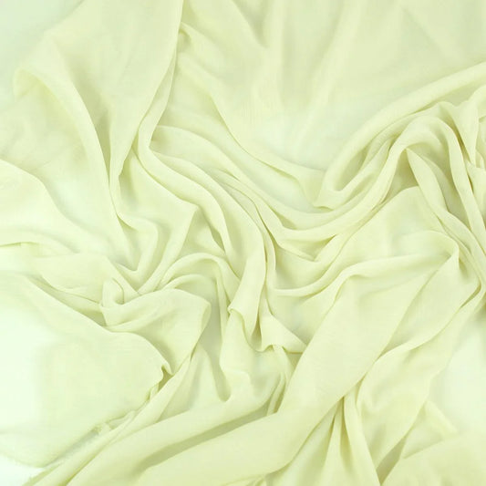 Voal Chiffon Creponat Ivoire
