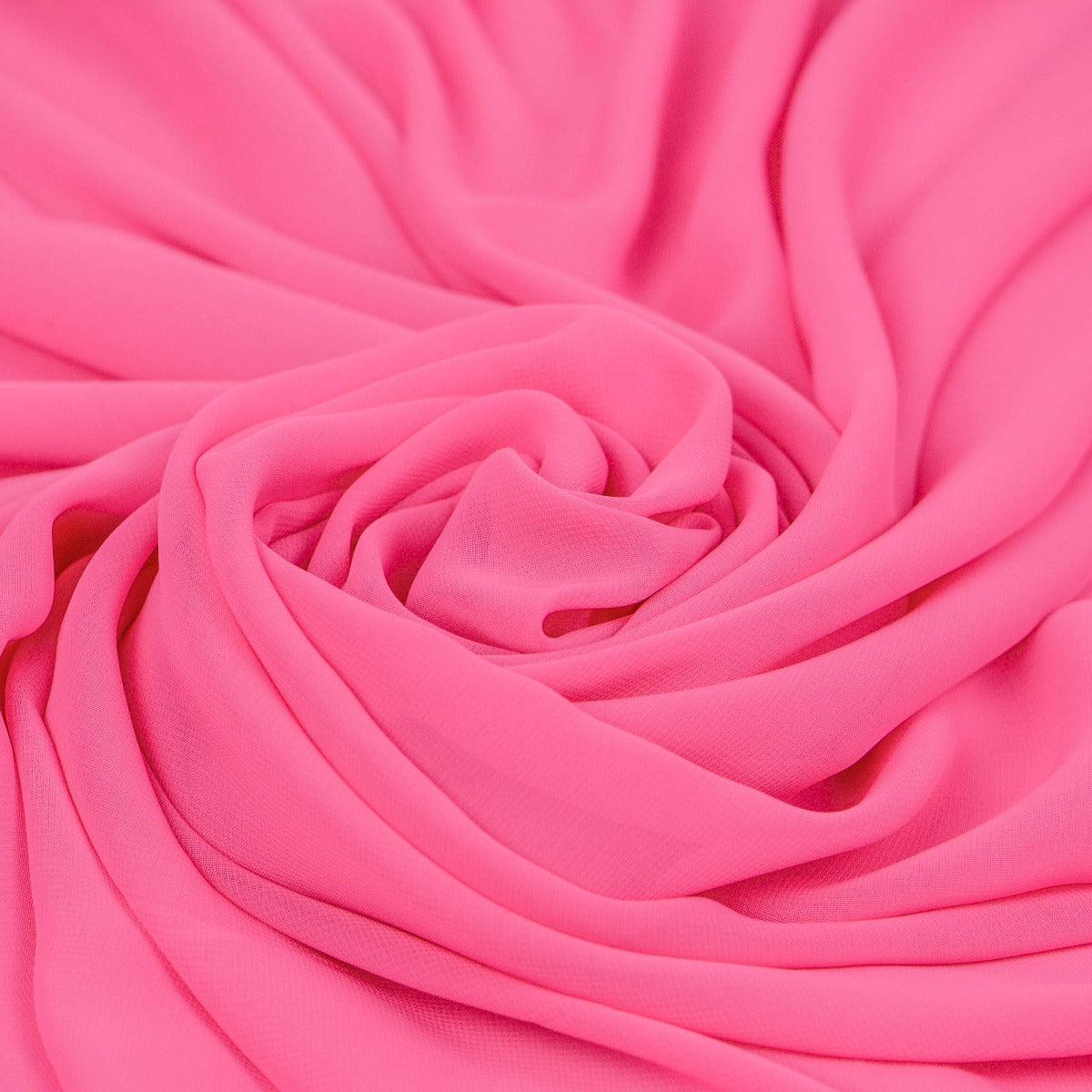 Voal Roz Voal Chiffon - Roz Bombon | Texmag.ro