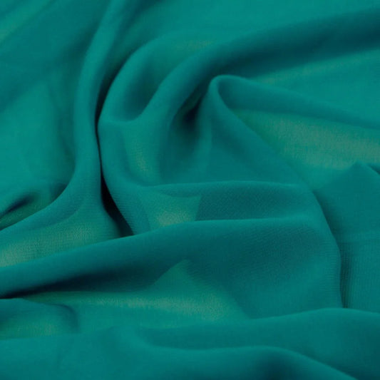 Voal Chiffon - Turcoaz inchis