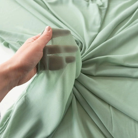 Voal Georgette Kaki Prafuit