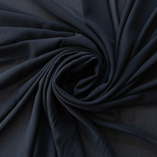 Voal Georgette Negru