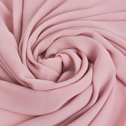 Voal Georgette - Roz prafuirt folosit la fabricarea rochiilor